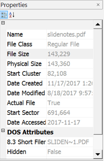 slideclustersizeproperties