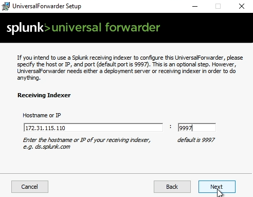 Splunk Receiving Indexer